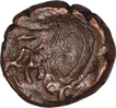 Copper Kasu coin of Madurai Nayakas.