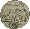 Silver Half Rupee Coin of Mir Mahabub Ali khan of Haidarabad Farkhand Bunyad Mint of Hyderabad.