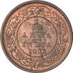 Bronze One Twelfth Anna Coin of King George V Calcutta Mint of 1933.