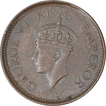 Copper One Twelfth Anna Coin of King George VI of Bombay Mint of 1941.