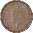 Copper One Twelfth Anna Coin of King George VI of Bombay Mint of 1939.