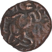 Copper Unit Coin of Rajaraja I of Chola Empire.