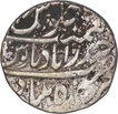 Silver One Rupee Coin of Afzal ud daula of Farkhanda Bunyad Haidarabad Mint of Hyderabad State.