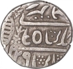 Silver One Rupee Coin of Ratan Singh of Bikaner State.