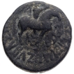 Copper Tetradrachma Coin of Azes II of  Indo Scythians.