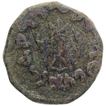 Copper Obol Coin of Apollodotus II of Indo Greeks.