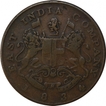 Copper Half Anna Coin of Bombay Presidency.