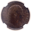 Bronze One Twelfth Anna Coin of King Edward VII of Calcutta Mint of 1910.