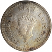 Silver Half Rupee Coin of King George VI of Bombay Mint of 1942.