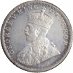 Silver Half Rupee Coin of King George V of Calcutta Mint of 1936.