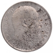 Silver One Rupee Coin of King Edward VII of Bombay Mint of 1904.