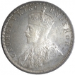 Silver One Rupee Coin of King George V of Calcutta Mint of 1913.