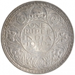 Silver One Rupee Coin of King George VI of Bombay Mint of 1940.