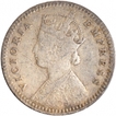 Silver Two Annas Coin  of Victoria Empress of Calcutta Mint of 1897.