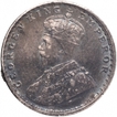 Silver Two Annas Coin of King George V of Calcutta Mint of 1917.