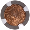 Bronze One Twelfth Anna Coin of King George V of Calcutta Mint of 1921.