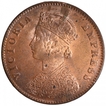 Copper One Quarter Anna Coin of Victoria Empress of Calcutta Mint of 1901.