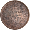 Copper One Quarter Anna Coin of King Edward VII of Calcutta Mint of 1903.