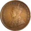 Copper One Quarter Anna Coin of King George V of Calcutta Mint of 1935.