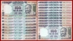 Rare Fancy Numbers set of 100 Rupees of 111111 to 999999 & 1 Lakh to 10 Lakh Serial Numbers,