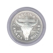 Silver One Dollar Proof Coin of 1982 Canada Regina Centennial.