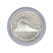 Silver One Dollar Proof Coin about Locomotives of Canada.