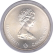 Canada Silver Five Dollars Proof Coin of Olympic Games of 1976.