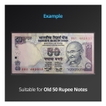 Currency Note Sleeves of Old 50 Rs Notes PVC Free Plastic Holders